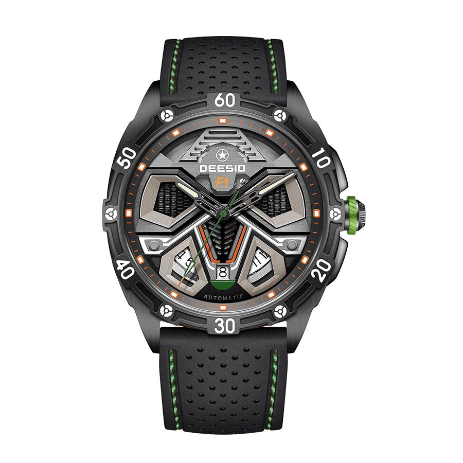 DeesioWatch D-505A Men's Sports Machinery Trend Stainless Steel Watch