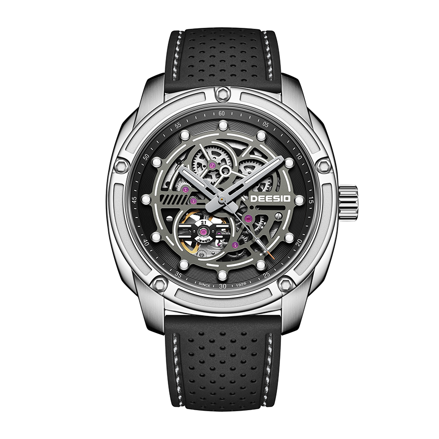 DeesioWatch D-502B Men's Sports Machinery Trend Stainless Steel Watch