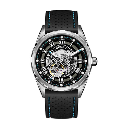 DeesioWatch D-504B Men's Sports Machinery Trend Stainless Steel Watch