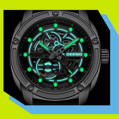 DeesioWatch D-502B Men's Sports Machinery Trend Stainless Steel Watch