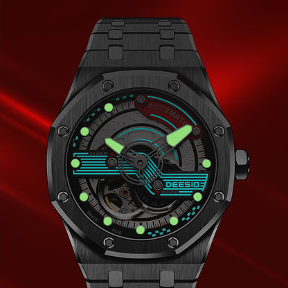 DeesioWatch D-506B Men's Sports Machinery Trend Stainless Steel Watch