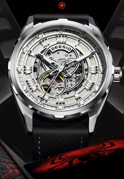 DeesioWatch D-504B Men's Sports Machinery Trend Stainless Steel Watch